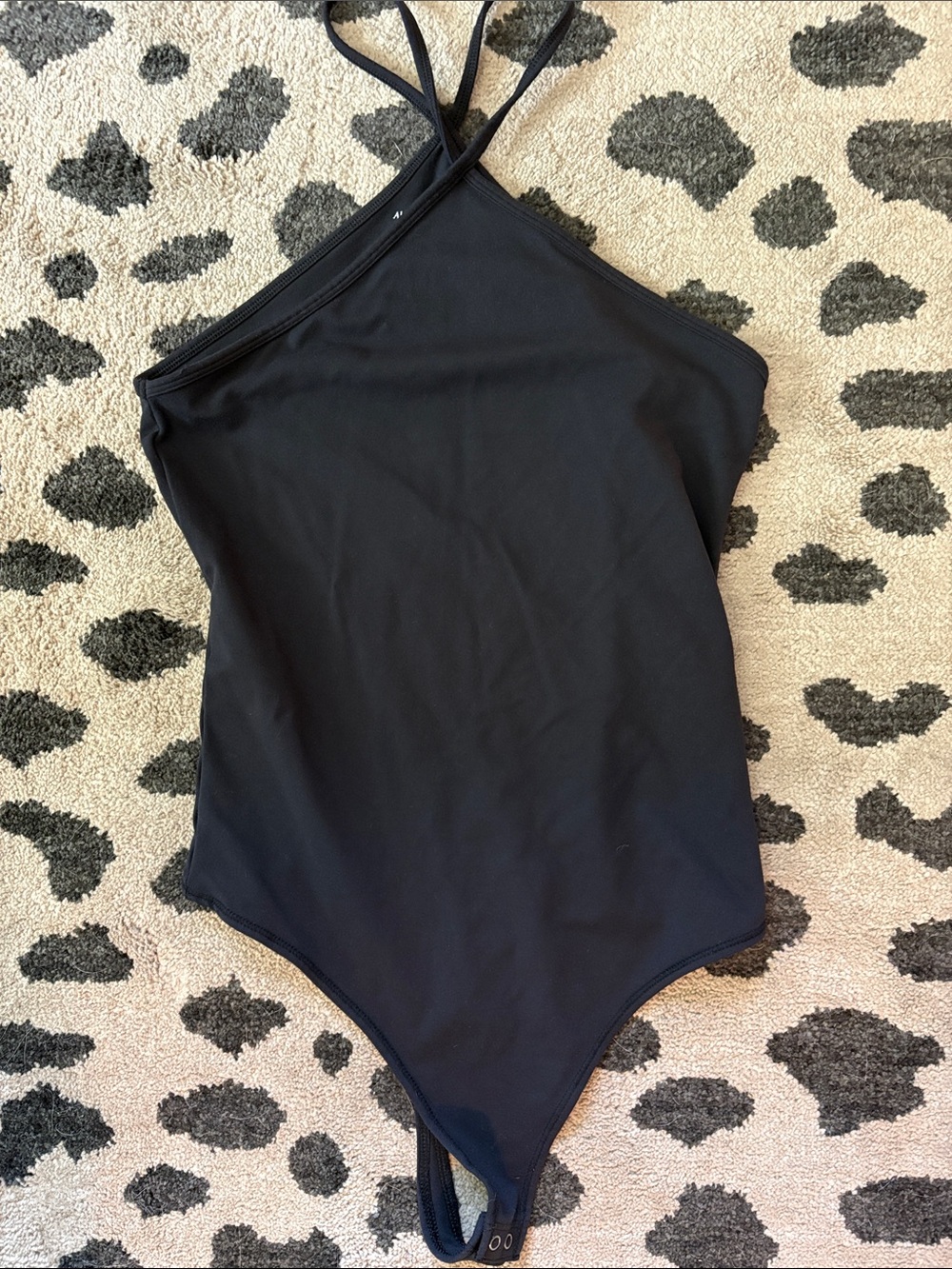 Abercrombie & Fitch Black bodysuit  with Crisscross Straps